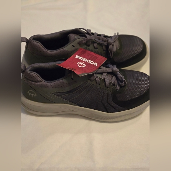 Wolverine - Men's Bolt DuraShocks Construction Shoe, Steel Gray, 9 X-Wide - Picture 2 of 6